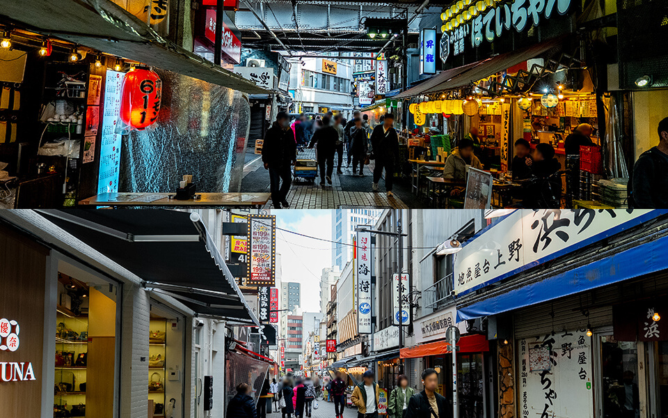 京成上野駅からVilla Castama上野へのアクセス写真3