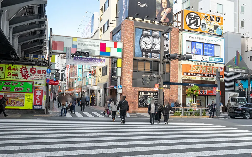 御徒町駅＆その他周辺地下鉄駅からVilla Castama上野へのアクセス写真2