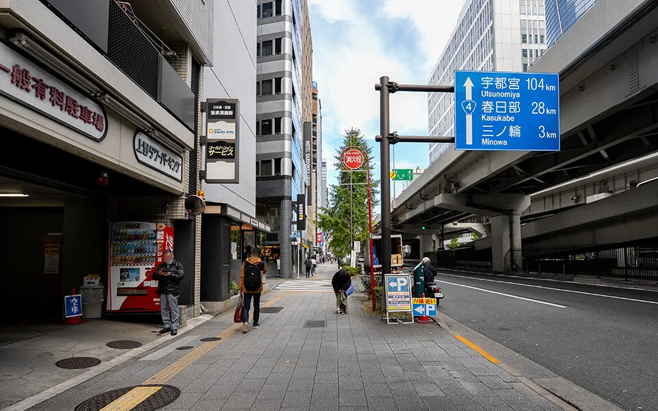 御徒町駅＆その他周辺地下鉄駅からVilla Castama上野へのアクセス写真5