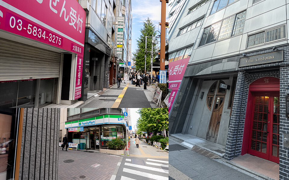 御徒町駅＆その他周辺地下鉄駅からVilla Castama上野へのアクセス写真6