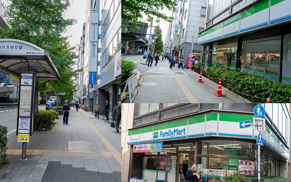 上野駅からVilla Castama上野へのアクセス写真5