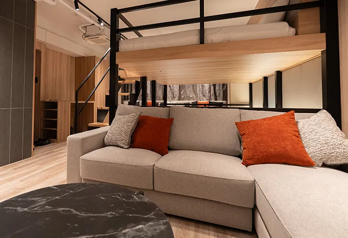 Villa Customa上野:3F:《 琴 》KOTOのリビング