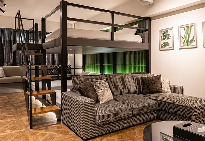 Villa Customa 上野:《 翠 》SUI:客厅