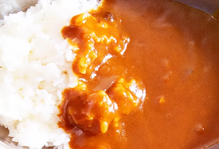 特製の独自のスパイス配合のオリジナルカレーライス