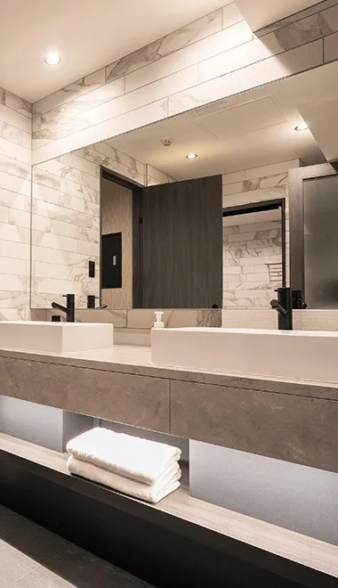 Villa Castama上野:《 蔵 》KURAの洗面所